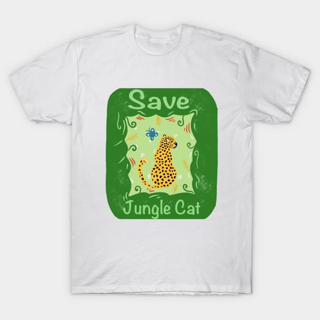Jungle cat T-Shirt by RiyanRizqi
